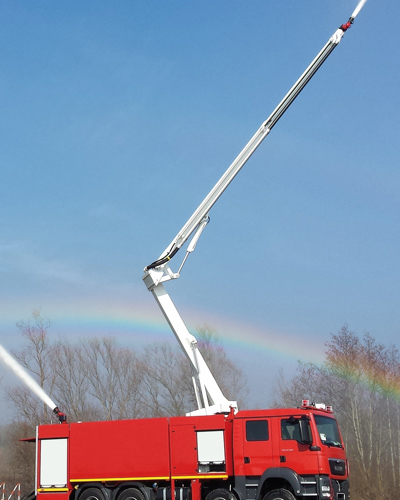 20m Aerial Water Tower 200 ATW TRIEXT - Fire Truck for Industrial ...